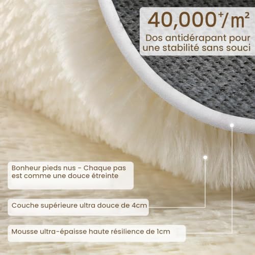 Tapis Citron Acide doux pour chambre ambiance cosy et décoration moderne