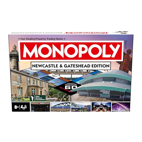 Winning Moves Newcastle & Gateshead Monopoly Regional Monopoly Board Game, Standard - Image 2