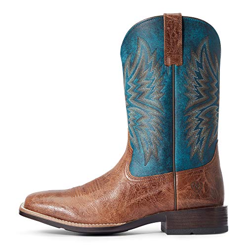 ARIAT Mens Valor Ultra Square Toe Pull On Casual Boots Knee High - Blue, Brown2