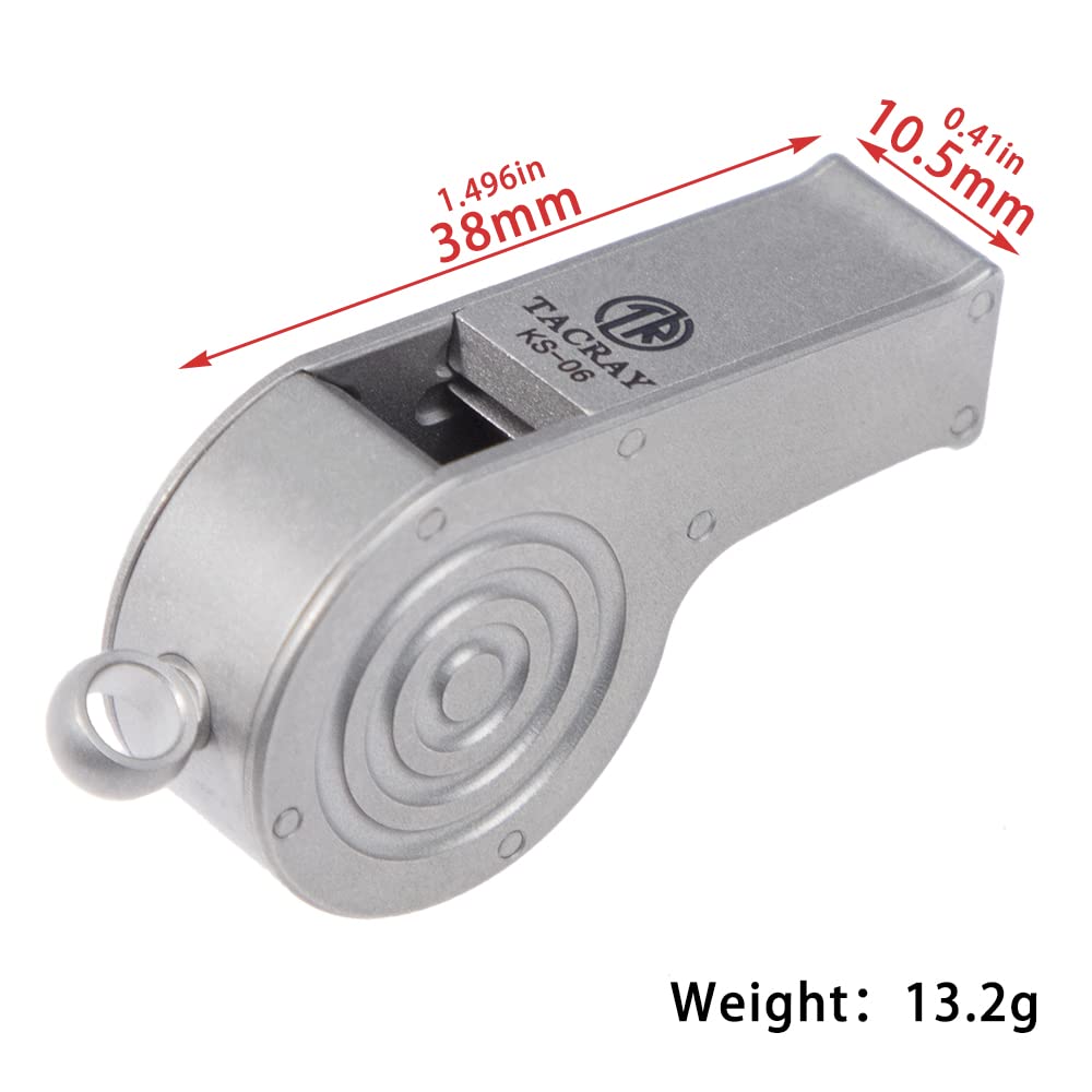 TACRAY Silbatos de emergencia, collar silbato portátil con sonido fuerte de hasta 120 ~ 130 decibelios, para supervivencia de emergencia, ahorro de vidas, senderismo, campamento y entrenamiento de