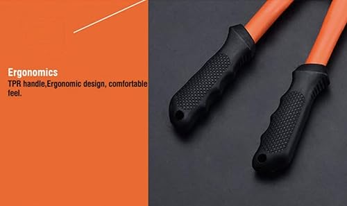 Miniatura 6 de Edward Tools Cortador de pernos pequeño de 14 pulgadas, hoja de acero forjado T8 resistente, corta alambre de acero, valla de eslabones de cadena,