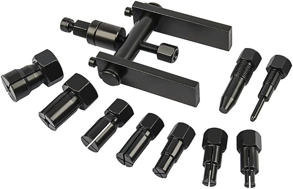 Xian - Juego de 10 extractores de rodamientos ciegos, kit de extractor de rodamientos interiores de motocicleta, extractor de rodamientos de motocicleta con caja