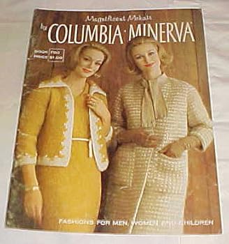 Magnificent Mohair By Columbia Minerva For Men, Women, and Children Book 750 Knits Crochet (1960)