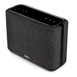 Denon Home 250 Wireless Smart Speaker – Mid-Size, Stereo Sound, Wi-Fi & Bluetooth, HEOS Built-in, Alexa Built-in, Siri & AirPlay 2, Spotify Connect, Multi-Room Support, Black