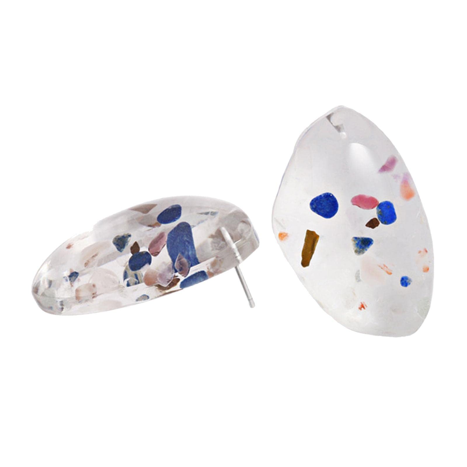 CALANDIS Transparent Hyperbole Resin Earrings Ear Stud Wedding Party Jewelry Gift (B09ZTYYN7Q) Amazon Price History, Amazon Price Tracker