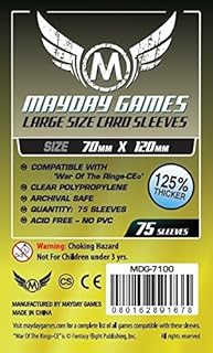Mayday Games 75 MayDay 67 - 70 x 120 War of The Rings-CE - Special Large Sized Card Sleeves
