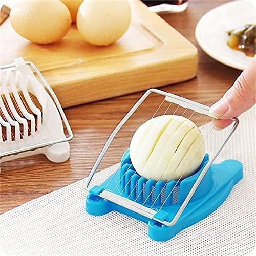 Covazo Plastic Multi Purpose Egg Cutter/Slicer with Stainless Steel