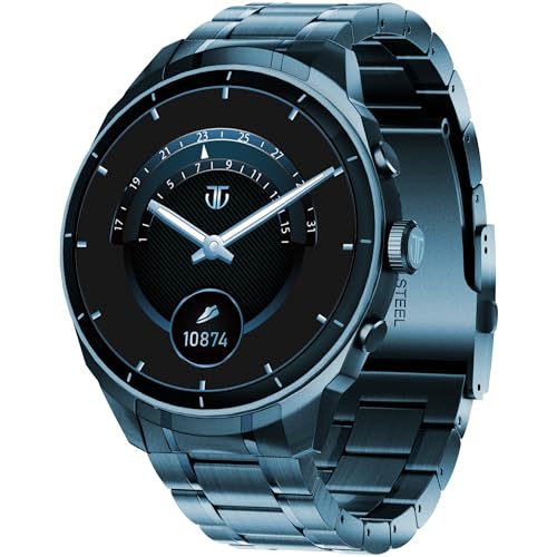 Titan Heritage 1.43" AMOLED Stainless Steel Bracelet Smart Watch ...