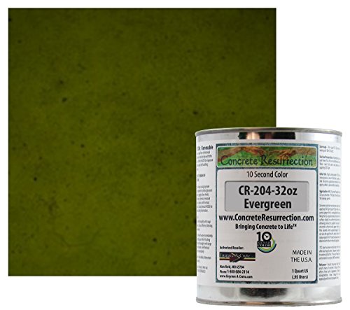 Ten Second Color™ (TSC) Concrete Dye Concentrate Makes 32oz. Professional Grade and Easy to use. Brilliant Bold Colors. Semi-Transparent Cement Dye. Dries in...