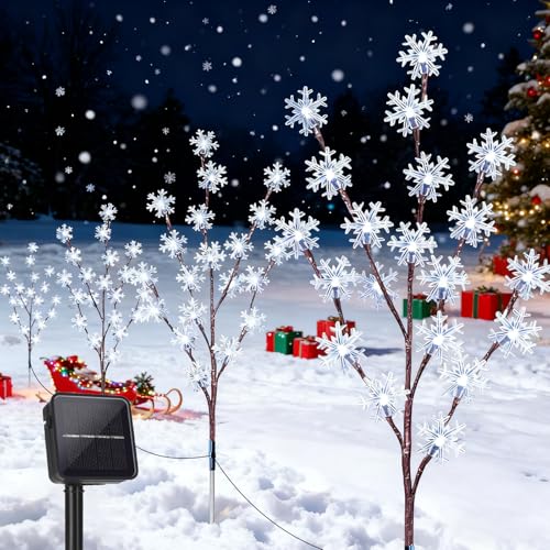 Weihnachtsbeleuchtung,Solarlampen für AußEn Garten,Weihnachtsdeko...