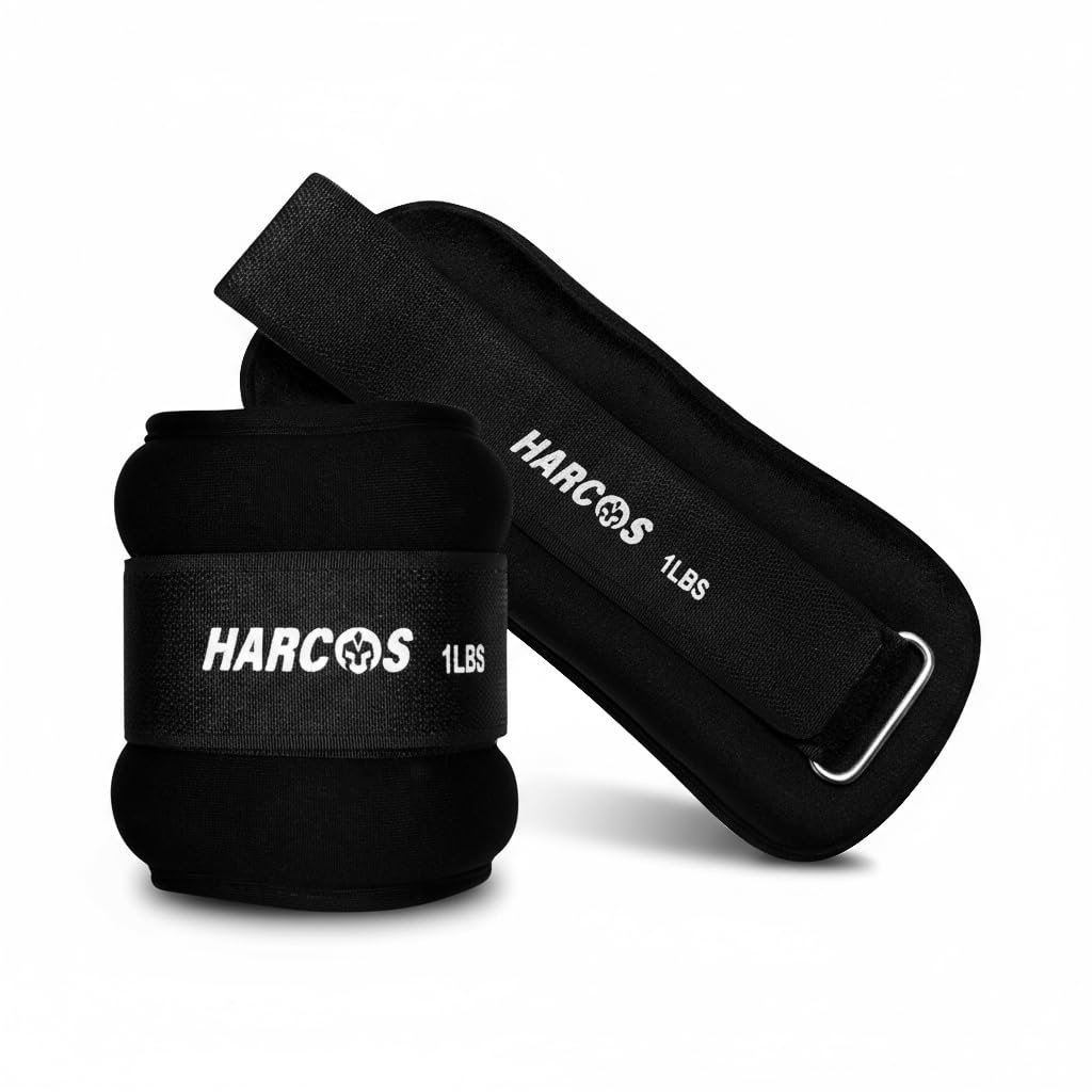 Adjustable Neoprene Ankle & Wrist Weights – 1lb wrist weights,2lb,3 lbs,4lbs 5lbs & 10lb…