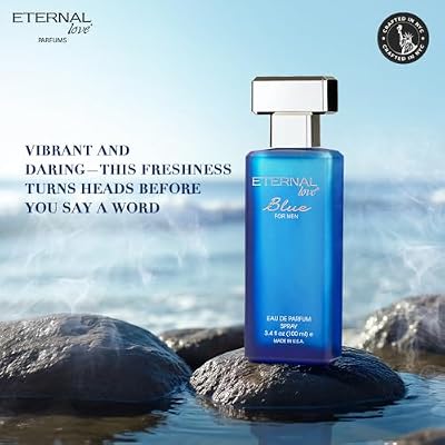 Eternal Love Blue Bundle - Long Lasting Eau de Parfum Spray - 3.4oz