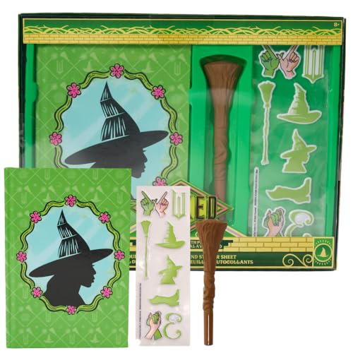 Journal Elphaba Wicked coffret cadeau papeterie avec stylo et stickers