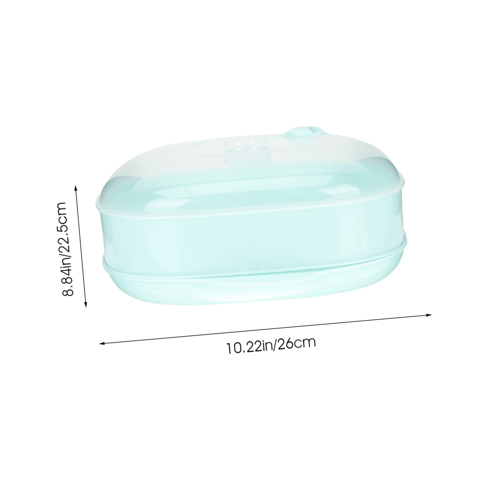 STOBAZA Microwave Plastic Single Layer Healthy Cooking Pot Kitchen Supply Food