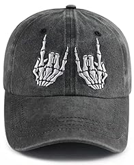 Skeleton Embroidered Black