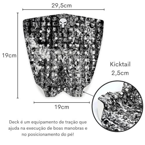 Deck Prancha de Surf Performance Fresado Grip Surf - Cola Especial Para o Surf - Equipamento de Alta