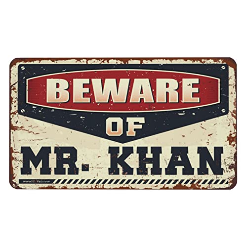 Tapis de souris amusant Beware of Mr. Khan pour éviter les glisses ratées