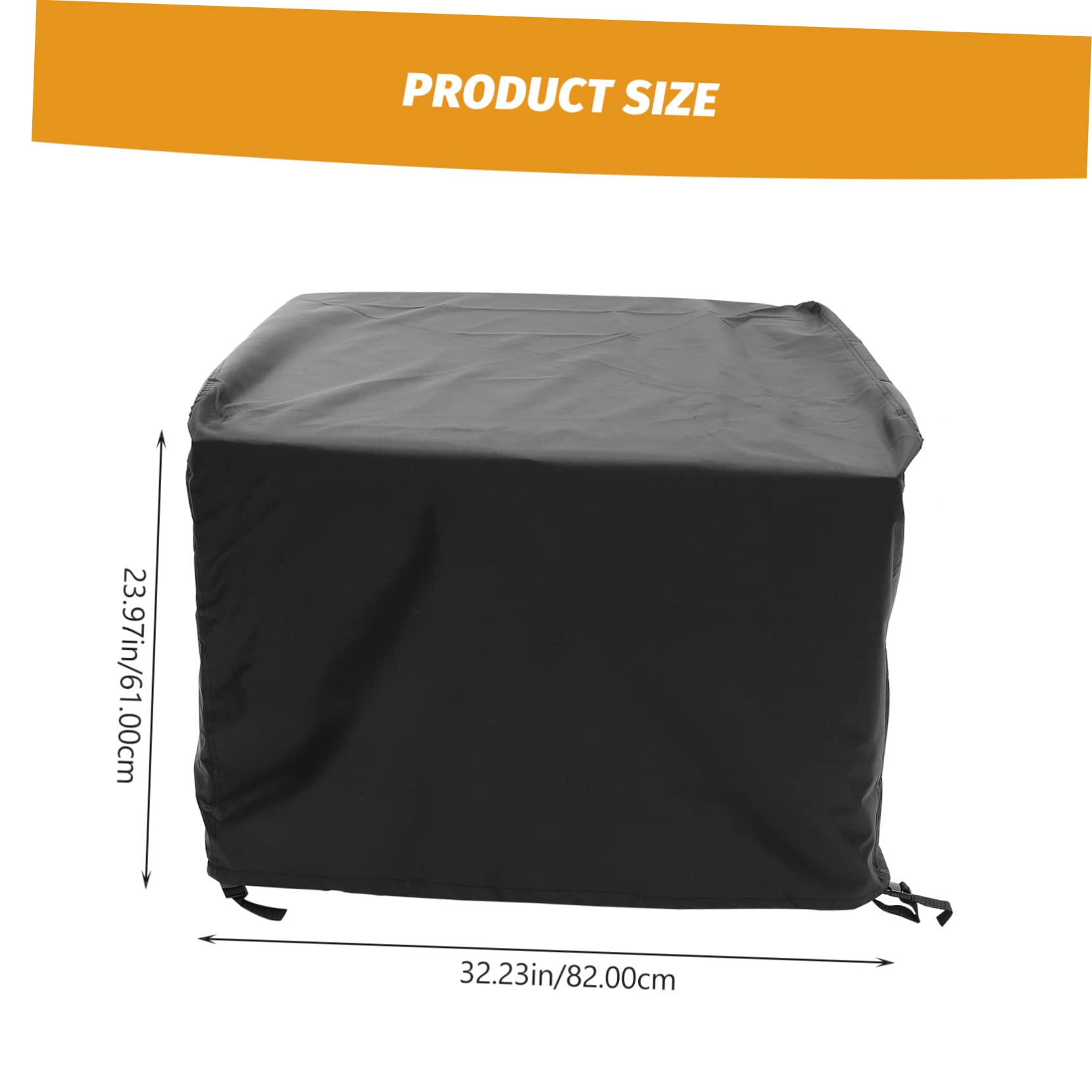 OFFSCH Garden Fire Pit Cover 82x82x61cm Large Size Barbecue Oven Cover Waterproof Protect
