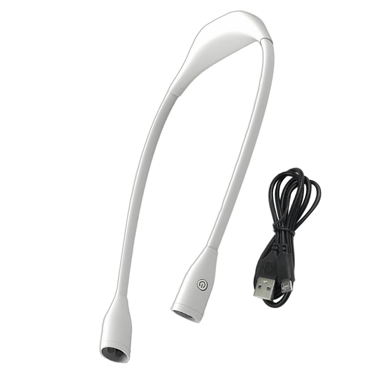 Nucelit Portable Neck Reading Light with Eye Protective LED 4 Beads Adjustable Brightness 3 Color Temperatures for Comfort Camping Neck Light