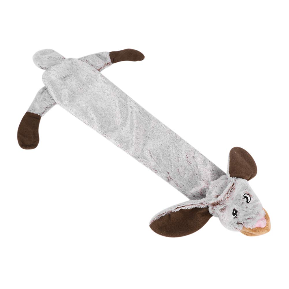 Soft Plush Dog Toys No Stuffing Dog Chew Toys Squeaky Dog Toys For Puppy Small Medium Dogs Playing Training Strong Big Dog Toy Rabbit 60cm(23.6inch) Long โ image 1