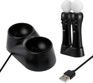 PS Move Motion 充电站轻便小巧,安装简单,支持双PS移动充电器。