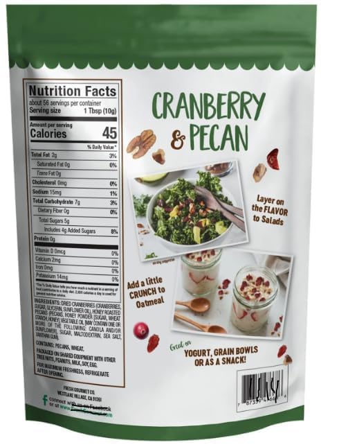 Fresh Topping, Cranberry & Pecan, 20 oz. (2)