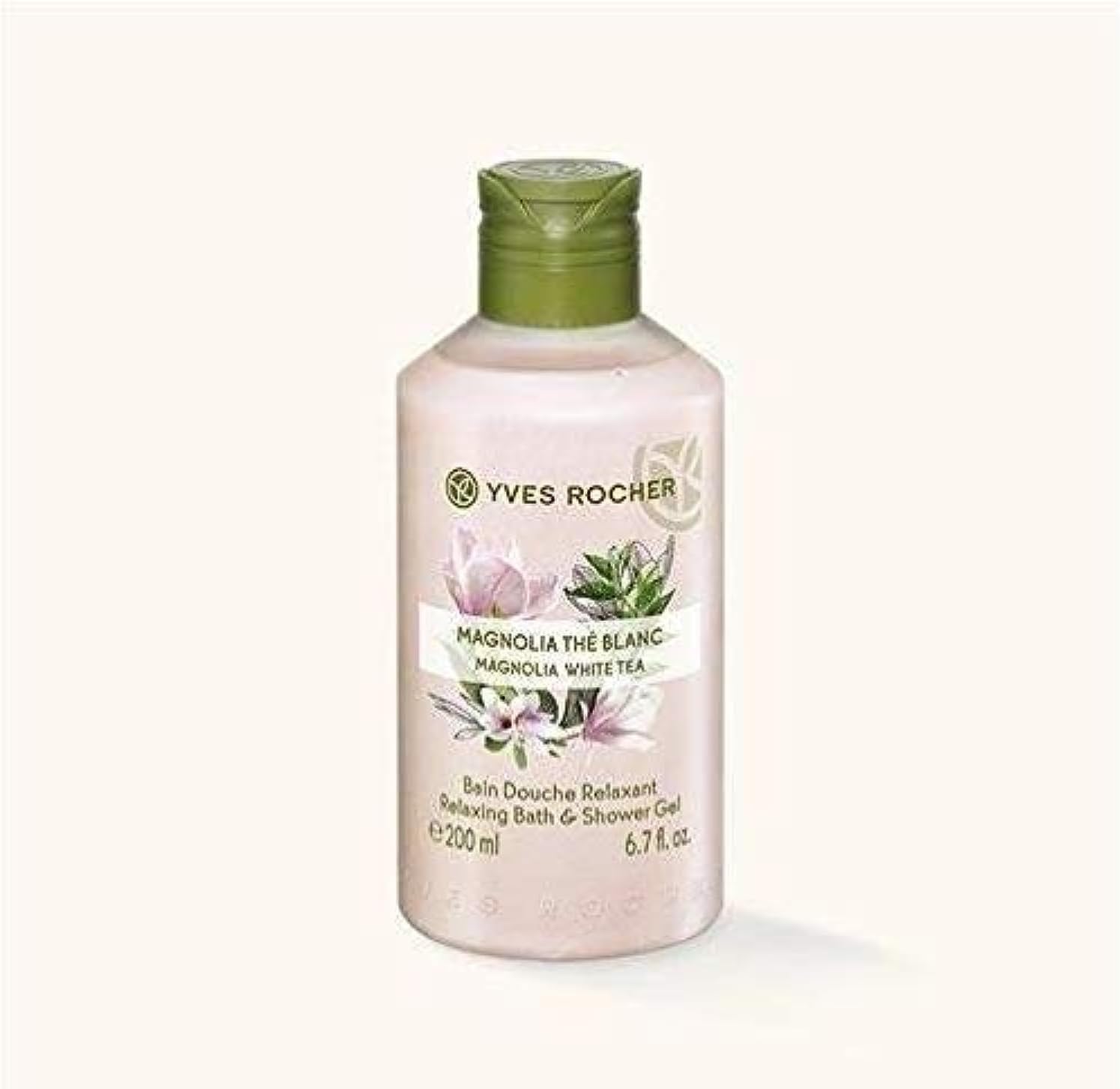 Yves Rocher Magnolia White Tea Relaxing Bath & Shower Gel 200 ml ...