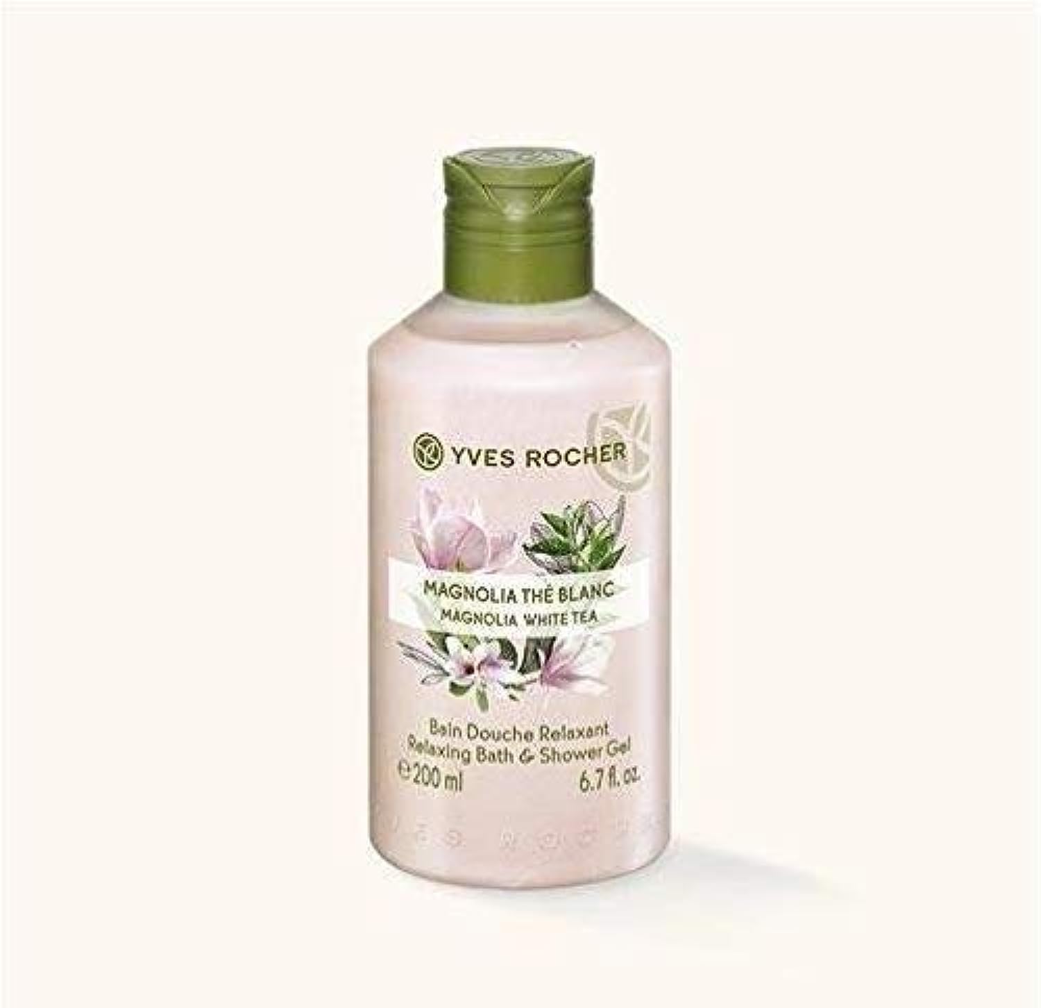 Yves Rocher Relaxing Bath & Shower Gel - Magnolia White Tea Relaxing