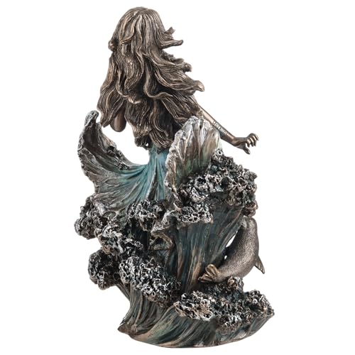 Estatua Veronese Design Sedna Diosa Inuit del Mar Bronce 8.5 pulg miniatura 6