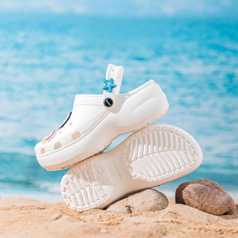 Image of Sliders for Women /Girls Platform Sandals | Lightweight & Stylish Cushioned Rubber Flats Slides | Open Toe Comfortable, Anti-Skid, Waterproof Flip Flops Slipper for Women