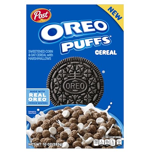 Oreo Puff Chocolate Cereal, 10oz
