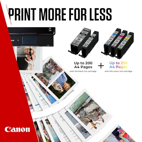 Canon Ink Multipack - PGI-580/CLI-581 Genuine Printer Ink Cartridges 5 Pack (1 x Black, 1 x Cyan, 1 x Magenta, 1 x Yellow & 1 x Office Black Colour) - Image 4
