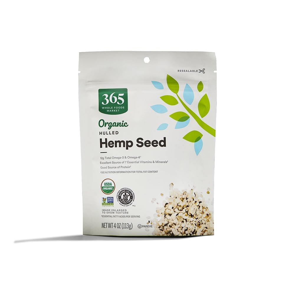 365 by Whole Foods Market, Organic Hemp Seed, 4 OunceUSDA Organic