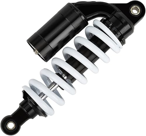 Soosee Amortiguador de gas trasero de 11.024in para motocicletas de cross de 50 cc, 70 cc, 110 cc, 125 cc, moto de tierra (longitud 11.024in) Soosee Amortiguador de gas trasero de 11.024in para motocicletas de cross de 50 cc, 70 cc, 110 cc, 125 cc, moto de tierra (longitud 11.024in)