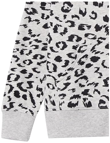 Image of Amazon Essentials Girls and Toddlers' Fleece Zip-Up Hooded Sweatshirt with Lined Hood and Rib Knit Detail