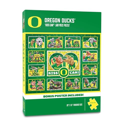 Image of YouTheFan NCAA Oregon Ducks inchKiss Cam inch 500 Puzzle