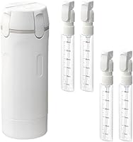 Vista 7 de Dispensador de viaje 4 en 1, botellas de viaje portátiles de 1.0 fl oz para artículos de tocador, a prueba de fugas, recipientes de tamaño de viaje