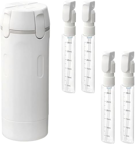 Miniatura 1 de Dispensador de viaje 4 en 1, botellas de viaje portátiles de 1.0 fl oz para artículos de tocador, a prueba de fugas, recipientes de tamaño de viaje
