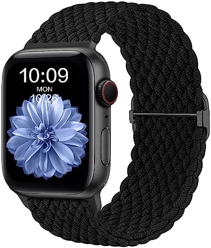 CeMiKa Braided Straps Compatible with Apple Watch 42mm 45mm 44mm 49mm 46mm
