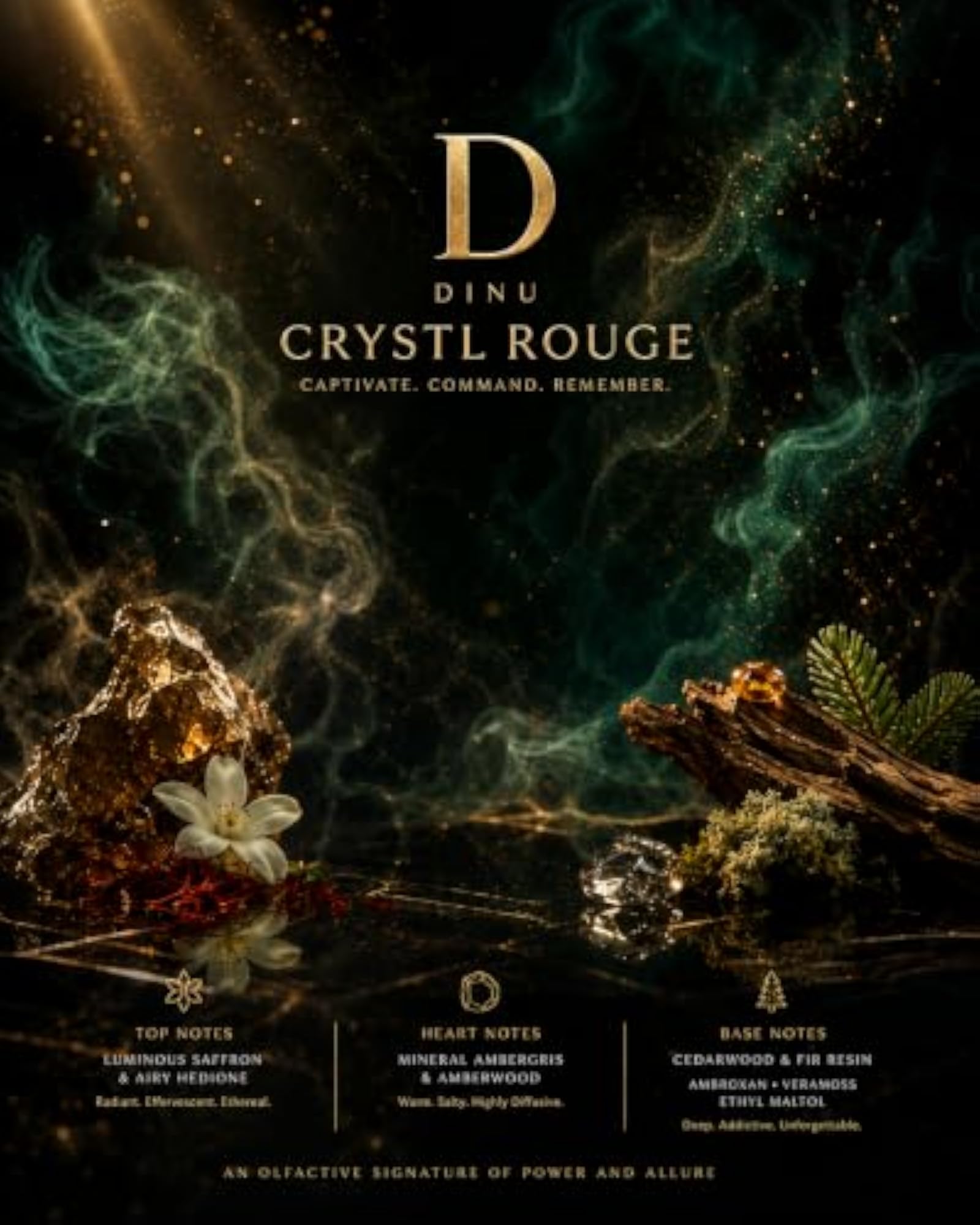 DINU Crystl Rouge & Blossom Veil Perfume Duo Set