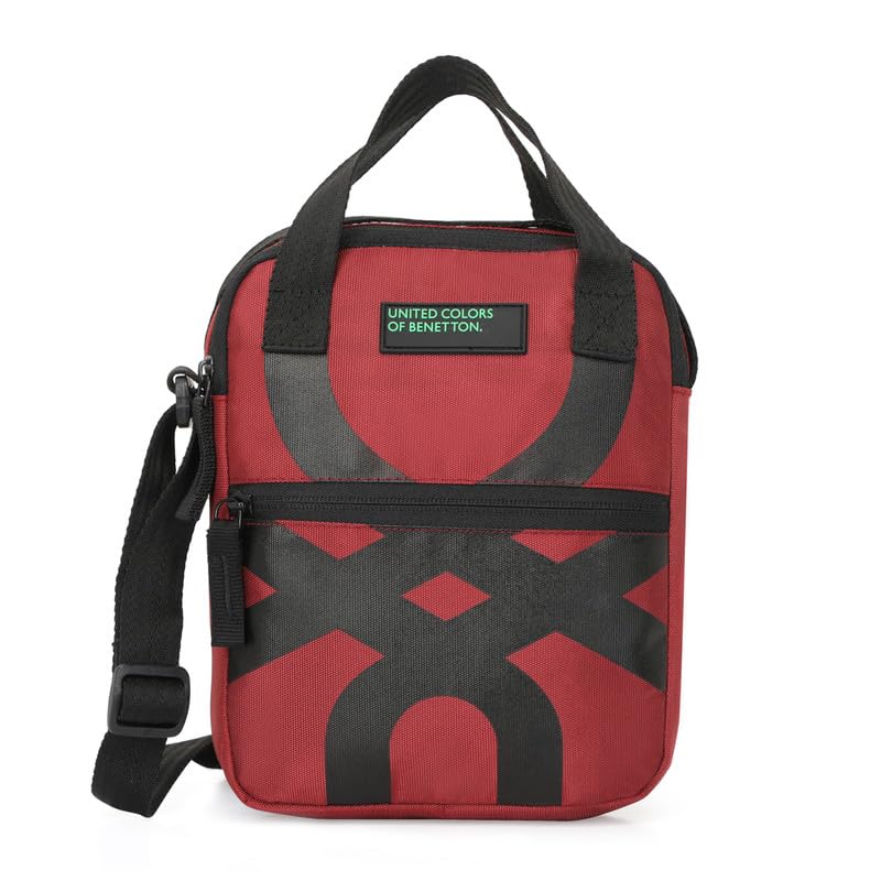 United Colors Of Benetton Kolten Unisex Polyester Crossbody Bags & Cases - Red (B0CKF7F9W6) Amazon Price History, Amazon Price Tracker