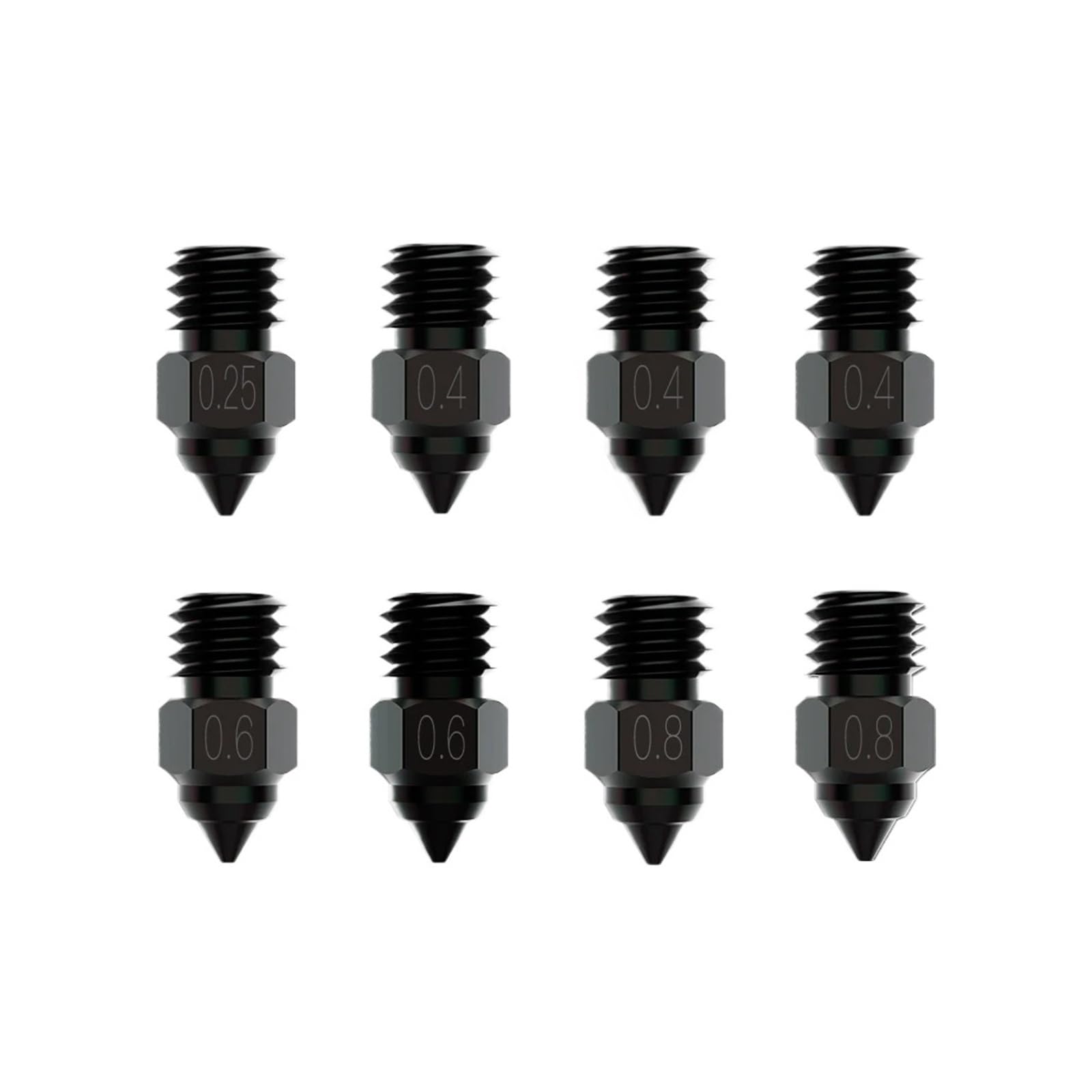 Compatible con Creality,Ender-3, kit de boquillas de acero endurecido
