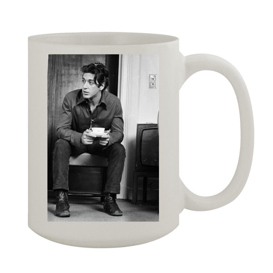Shamrock Solutions Al Pacino - 15oz White Ceramic Coffee Mug SRS #PDI164389  : Amazon.ca: Home