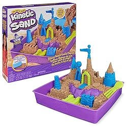 Kinetic sand set with castle accessories