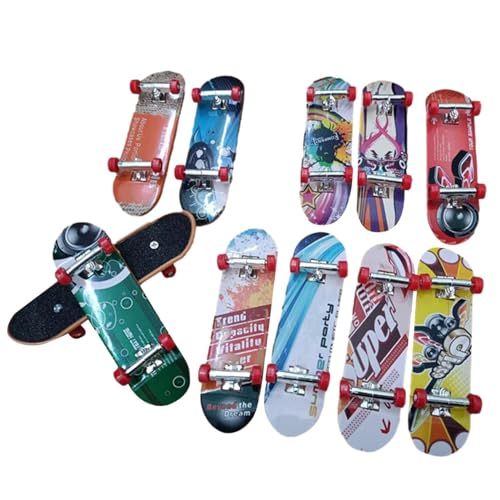 Générique Skateboard per Skateboard, Skateboard Creativo Starter Kit per Skateboard, Regali per Dita per Pattinatore a Dita Prezzo in Classe, Riempitrici Borse