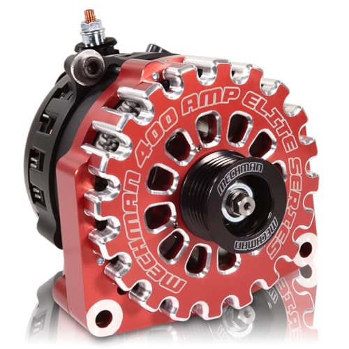 400 Amp Red Billet GM Alternator