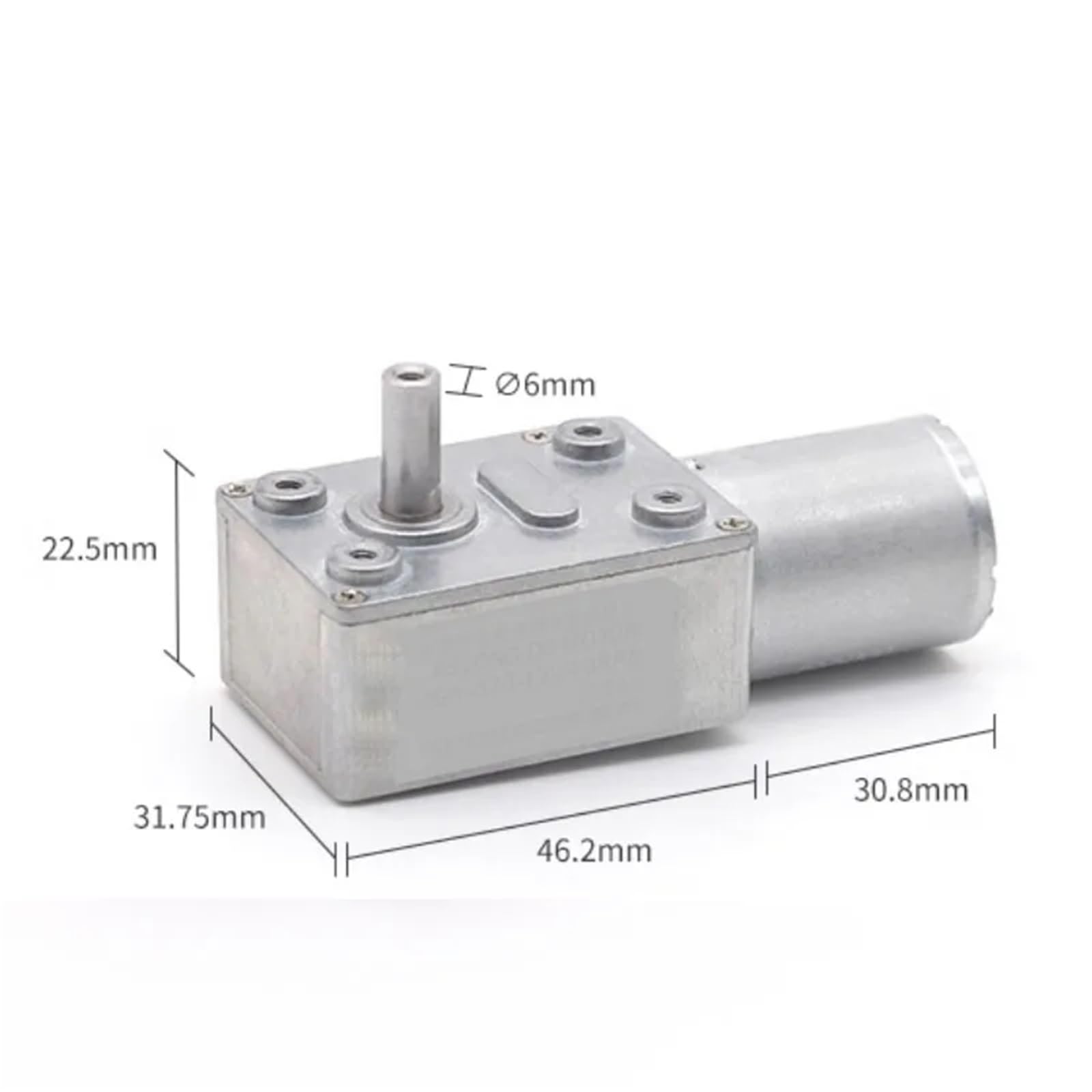 JGY370 DC Motor Schneckengetriebe Untersetzung Rechtwinklig