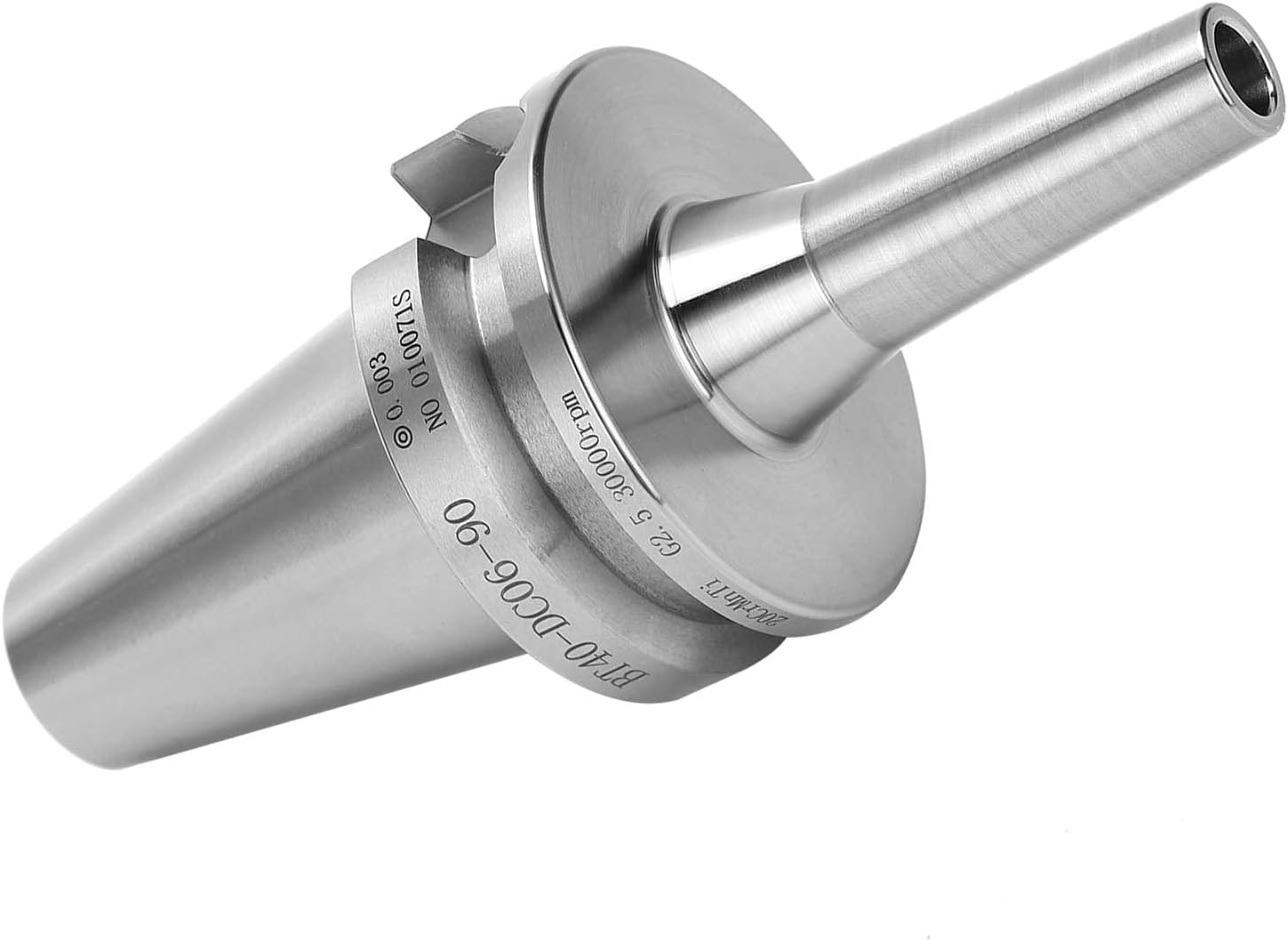BT40 Collet Chuck Holder CNC Milling Tool High Precision Back Pull Type 40Cr Alloy Steel HRC48 52 Durable CNC Machining Tool Holder for Metalworking