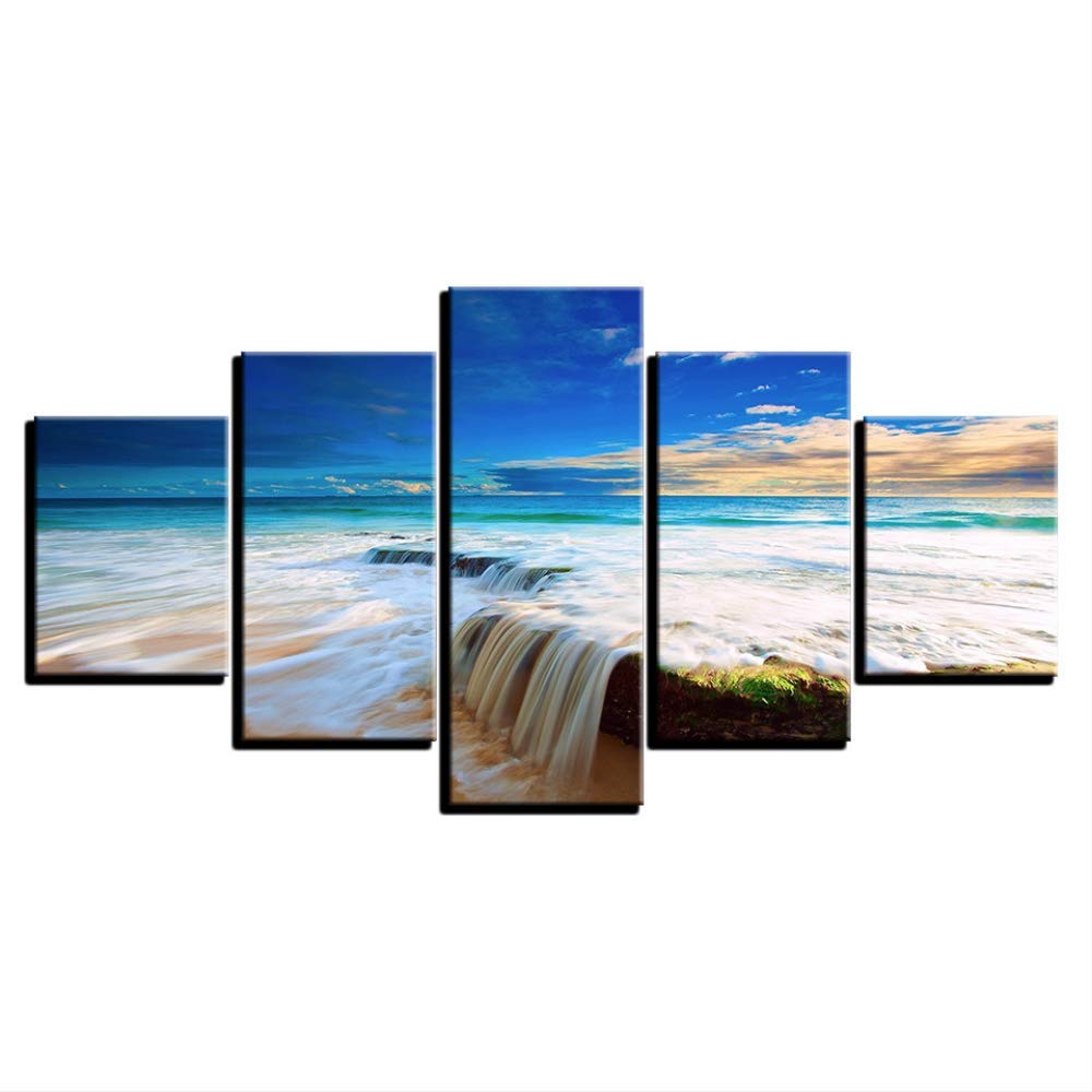 Toile Mur Art Photo Maison grand format 40x100cm design épuré