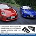 Window Louvers Air Vent Grill Trim Compatible with Subaru BRZ ZD8,Toyota 86 GR86,Scion FR-S 2022-2025,Rear Side Window Louver Scoop Sun Shade Cover,ABS Plastic 2PCS (ABS Carbon)